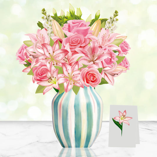 Queen's Roses 3D Pop-Up Bouquet